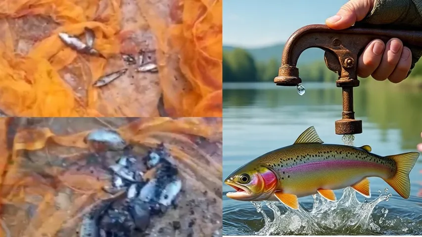 fish came out of hand pumps