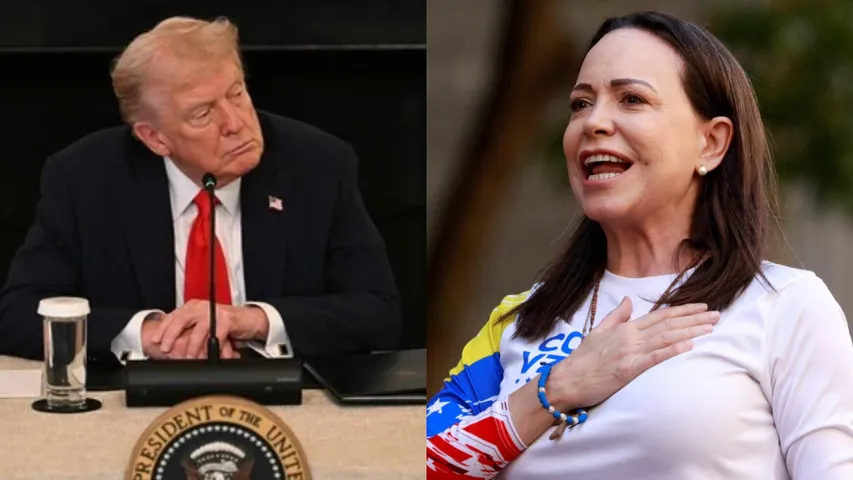 Maria Corina Machado Dedicates Nobel Peace Prize To Donald Trump