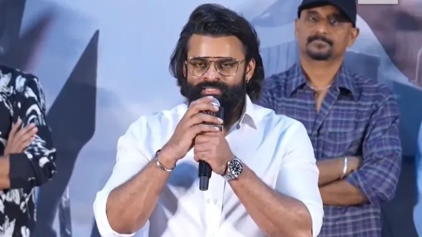 Sai Durga Tej on sambarala yeti gattu movie
