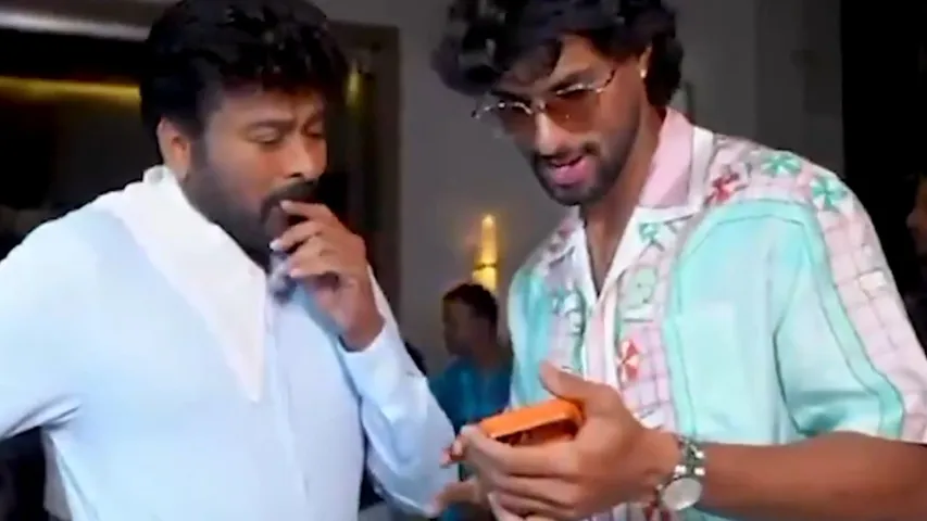 Tilak Varma meets Chiranjeevi