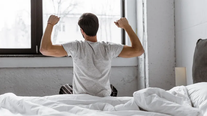 waking up morning