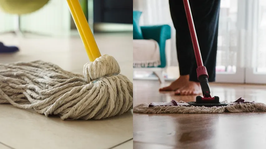 water used to mop floor