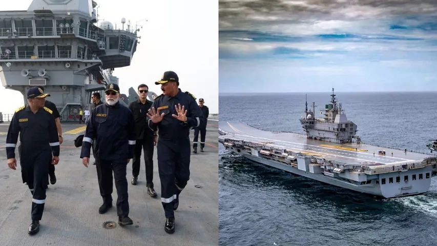 PM Modi Celebrates Diwali Aboard INS Vikrant