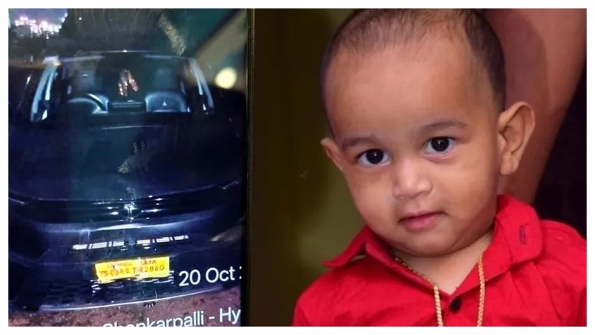 A car crushed a two-year-old boy