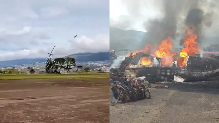 A plane crash occurred in Venezuela, Two Killed