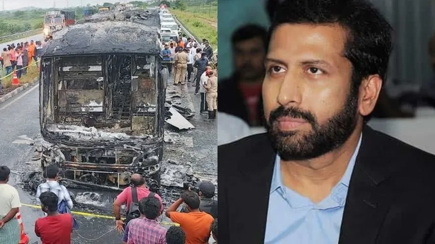 Ravi Prakash responds on Kurnool bus fire accident