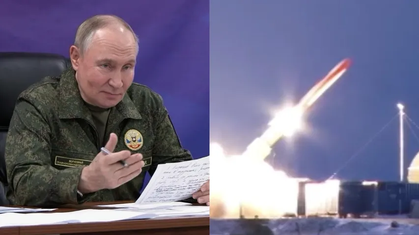 Vladimir Putin announces successful test of unique cruise missile with nuclear engine