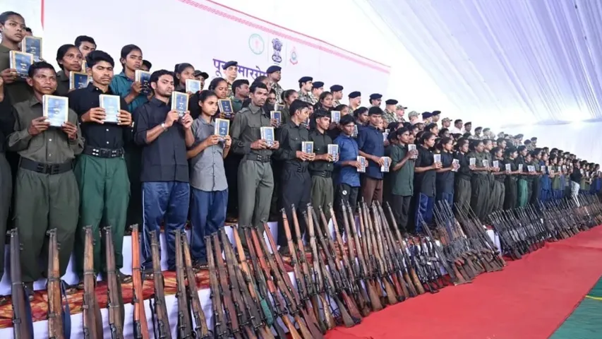 51 Maoists surrender in Chhattisgarh's Bijapur