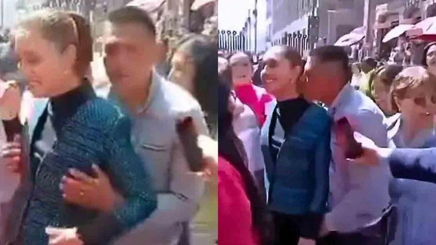 Man gropes, tries to kiss Mexican President in public