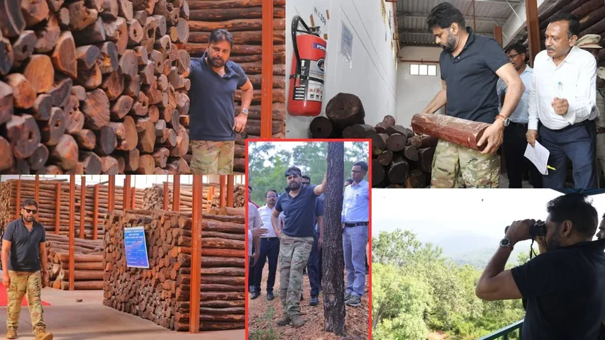 Pawan Kalyan inspected Mamandur forest