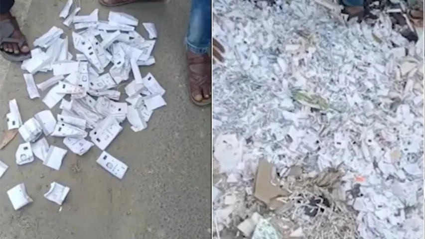 VVPAT slips found dumped in Bihar's Samastipur