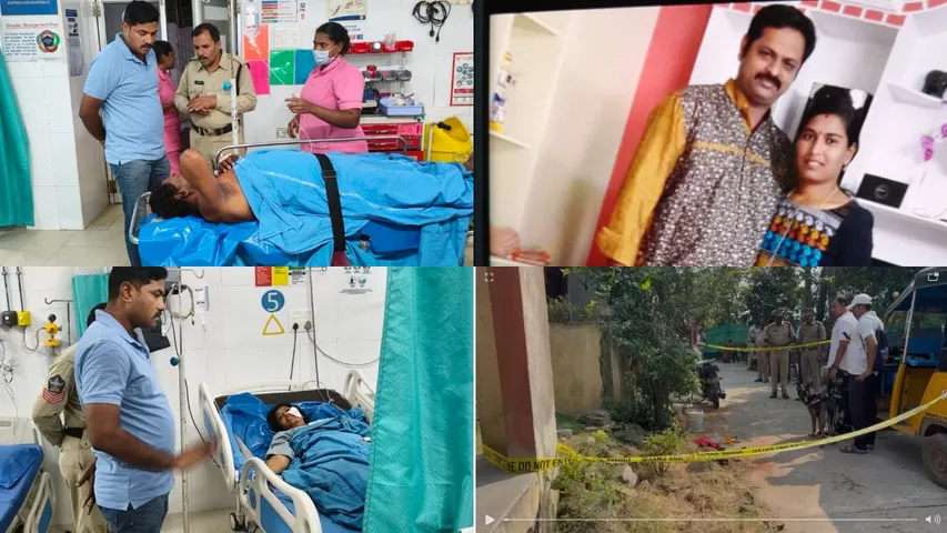 Atrocity in Eluru..son-in-law attacks aunt's family..