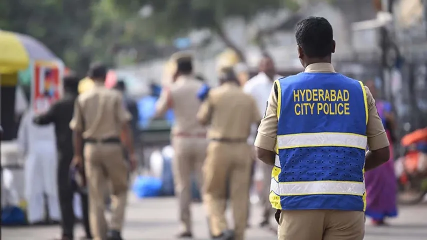 Hyderabad police high alert