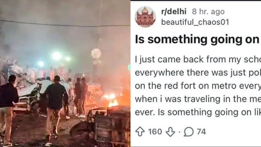 Viral Reddit post predicted Red Fort blast hours before tragedy