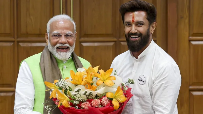 Chirag Paswan plays role as NDA's Ravindra Jadeja