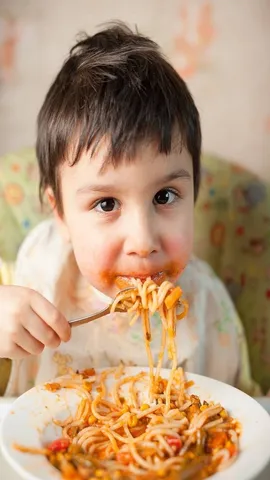 noodles and pasta to children