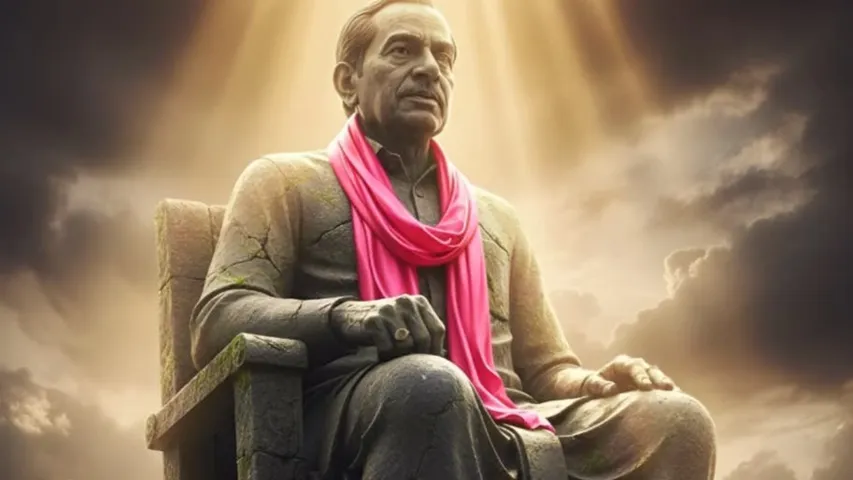 Brs Working President Ktr Shared interesting pic of  Kcr