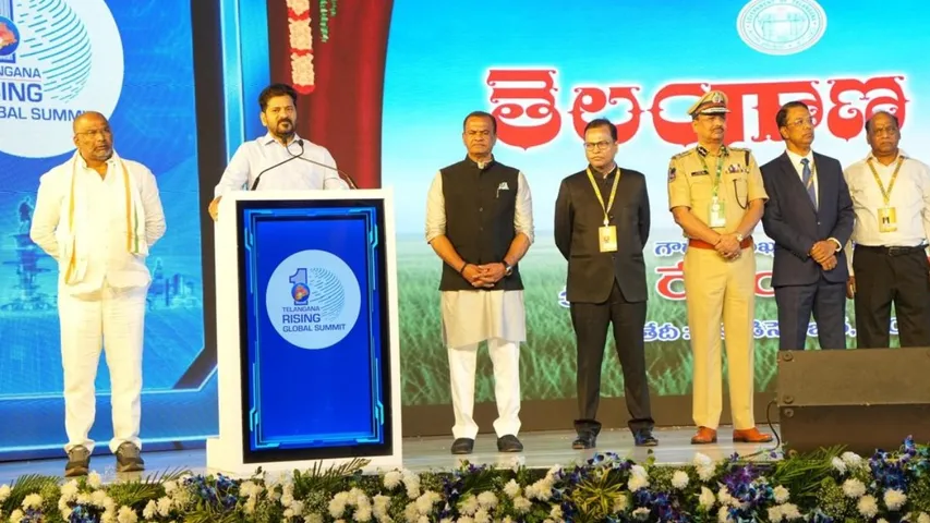 5.75 lakh crores investments in Telangana Rising Global Summit 2025