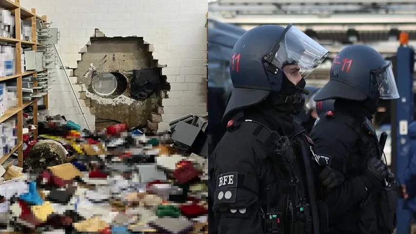 Thieves use drill to steal 30 million euros in German bank heist