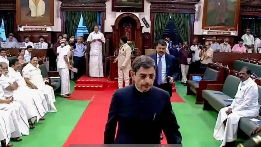 Governor R N Ravi walks out of Tamil Nadu Assembly