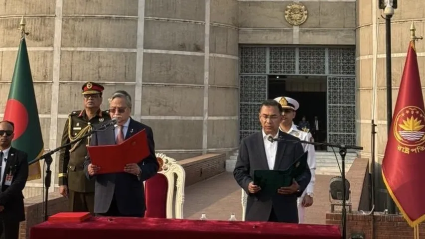 BNP Chief Tarique Rahman sworn in as Prime Minister