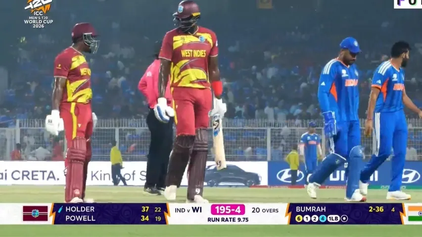 West Indies set a challenging target of 196 in 20 overs