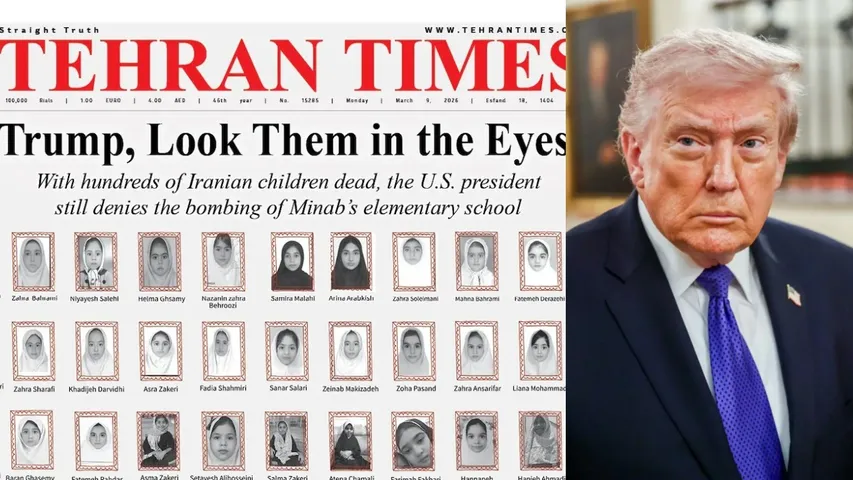 Trump, Look Them In The Eyes, Tehran Times frontpage features