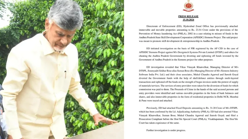 Chandrababu ED Case