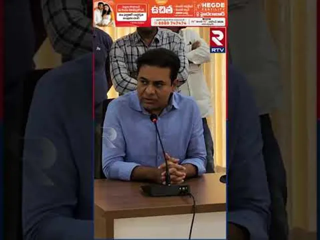 కరెంటు చార్జీల పెంపుపై కేటీఆర్ రియాక్షన్! | KTR Meet Electricity Officer, Hike Electricity Charges