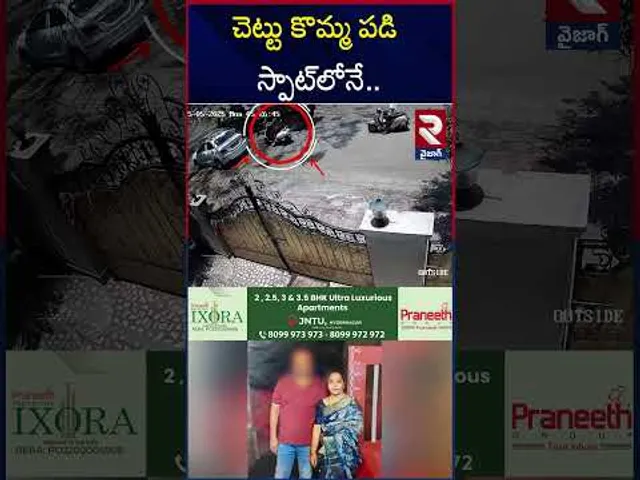 వైజాగ్ సీతమ్మధార లో ఘోర విషాదం | Tree Falls on Women In Vizag | Seethammadhara | RTV