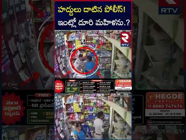 హద్దులు దాటిన పోలీస్! ఇంట్లో దూరి మహిళను.? | SI Overaction In Ongole District | RTV