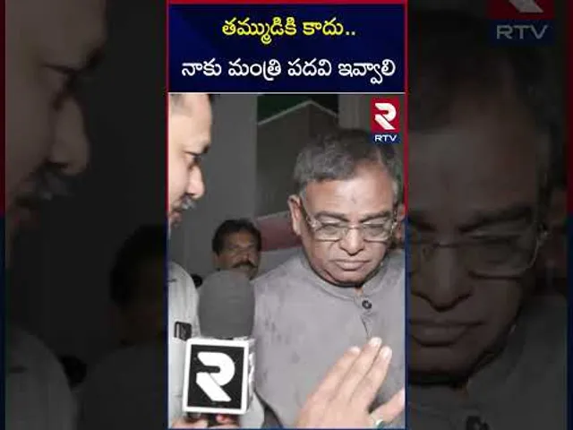 తమ్ముడికి కాదు..నాకు మంత్రి పదవి ఇవ్వాలి | Gaddam Vinod Kumar Hot Comments | RTV
