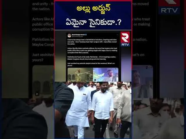 అల్లు అర్జున్ ఏమైనా సైనికుడా.? | CM Revanth Reddy Shocking Comments | Allu Arjun | RTV