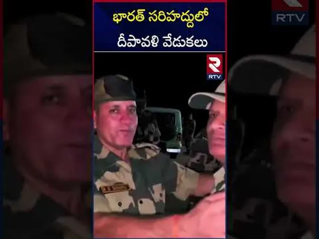 భారత్ సరిహద్దులో దీపావళి వేడుకలు | BSF Jawans Celebrate Diwali At India-Pak border In Jaisalmer |RTV