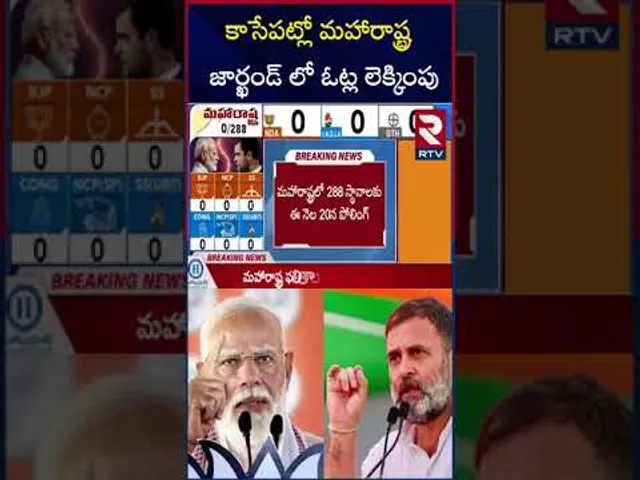 కాసేపట్లో మహారాష్ట్ర ,జార్ఖండ్ లో ఓట్ల లెక్కింపు | Mahrashtra,Jharkhand Election Results | RTV