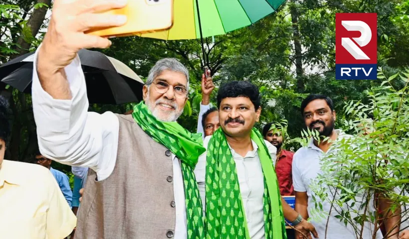 Green India Challenge:గ్రీన్ఇండియా ఛాలెంజ్‌లో పాల్గొన్న నోబెల్ శాంతి బహుమతి గ్రహీత: కైలాష్ సత్యార్ధి