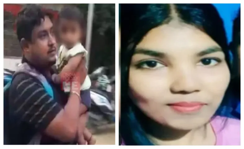 కన్నబిడ్డను చూడనివ్వనందుకు..భార్య, అత్తమామలను చంపిన భర్త...!