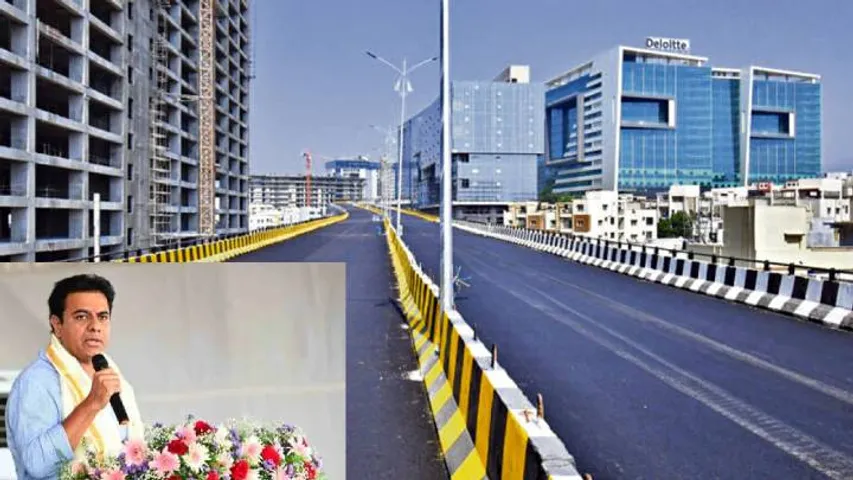 ఓఆర్‌ఆర్‌పై ఇంటర్ చేంజ్‌ను ప్రారంభించిన మంత్రి కేటీఆర్‌