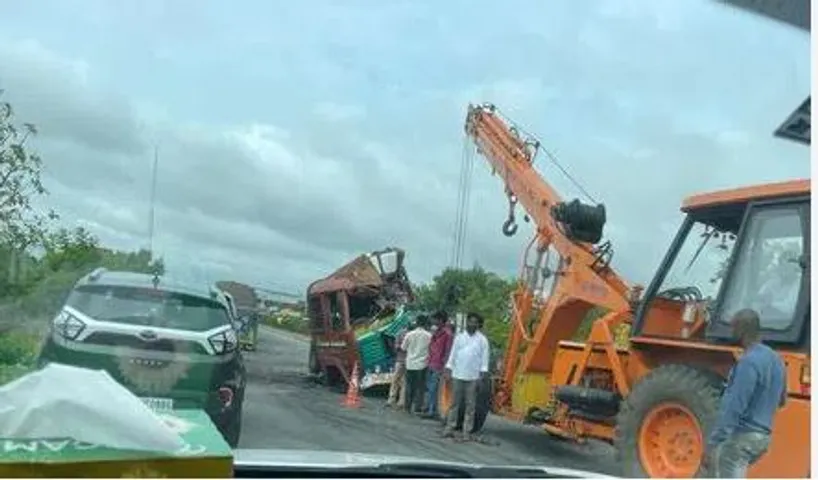 జడ్చర్లలో రోడ్డు ప్రమాదం