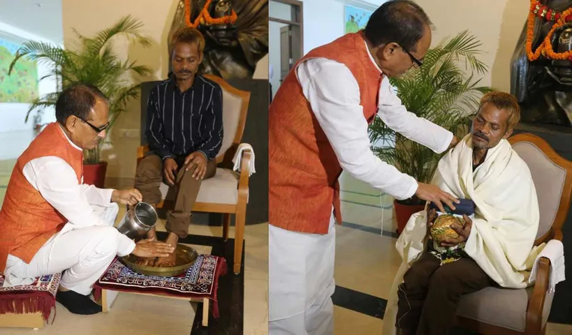 కాళ్లు కడగడం వెనుక అసలు కథ ఇదేనా..? మండిపోతున్న విపక్షాలు..!!