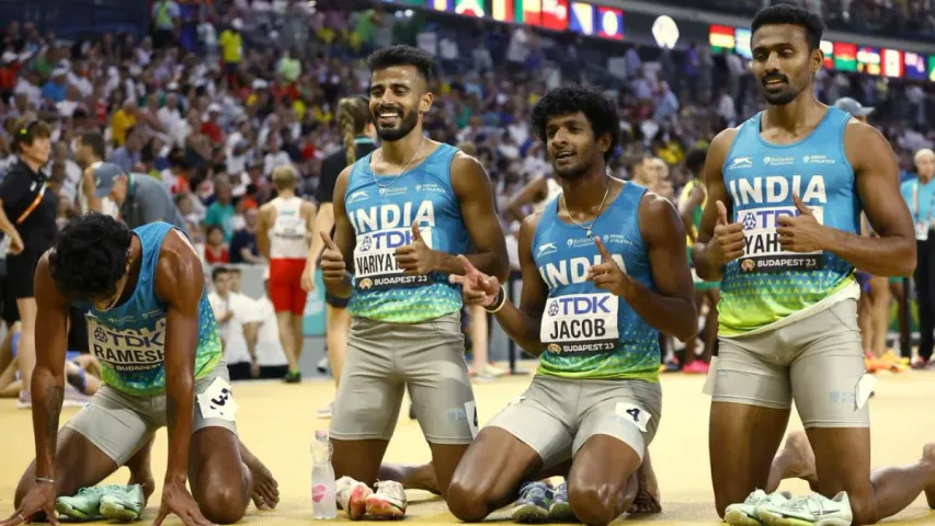 World Athletics Championships: ఆసియా రికార్డు బద్దలుకొట్టిన ఇండియా రిలే జట్టు