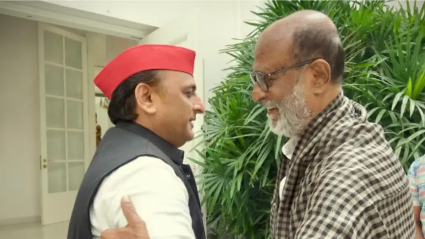 అఖిలేశ్‌తో తలైవా భేటీ.... తొమ్మిదేండ్లుగా స్నేహం కొనసాగుతోందన్న రజనీ...!