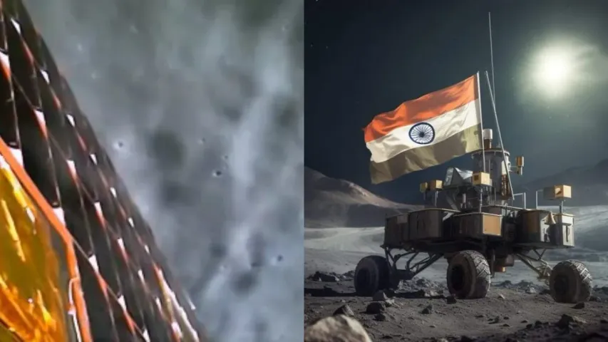 Chandrayaan-3: ల్యాండింగ్‌ సమయంలో చంద్రుడి ఎలా ఉన్నాడో చూశారా.. మస్ట్ వాచ్‌ వీడియో భయ్యా!