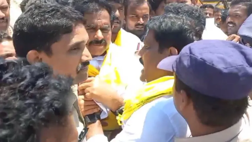 TDP vs Police: మైలవరంలో టెన్షన్.. పోలీసులు, టీడీపీ నేతల మధ్య ఘర్షణ
