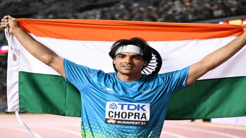 World Athletics Championships 2023 : గోల్డ్ మెడల్ సాధించిన తొలి భారతీయ అథ్లెట్‎గా నీరజ్ చోప్రా రికార్డ్..!!