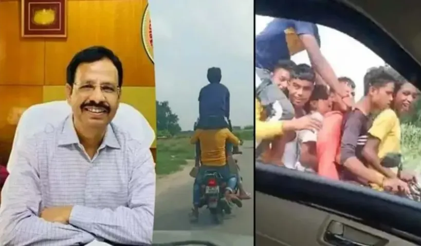 ఒక బైక్‌ మీద ఏడుగురు ప్రయాణం..గాల్లో కలిసిపోతాయి అంటూ సజ్జనార్ హెచ్చరిక!