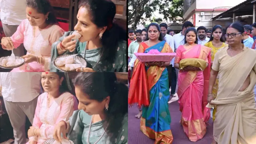 kavitha: గౌహతి వీధుల్లో స్ట్రీట్ ఫుడ్ తిన్న ఎమ్మెల్సీ కవిత