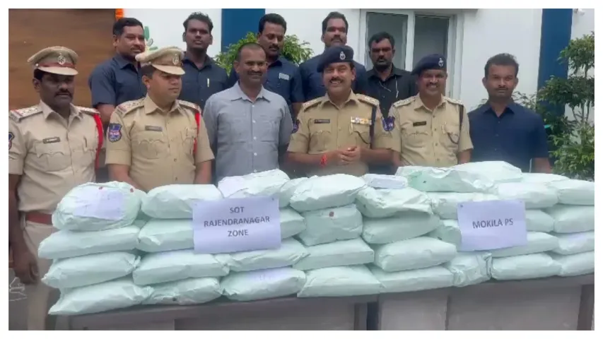 Hyderabad: అక్రమ గంజాయి రవాణ గుట్టు రట్టు