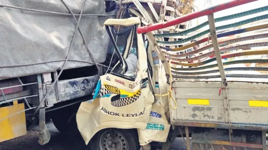 Tamilanadu: తమిళనాడులో రోడ్డు ప్రమాదం..ఆరుగురు మృతి!