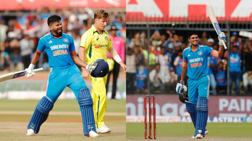 INDvsAUS: సెంచరీలతో దుమ్మురేపిన గిల్, అయ్యర్.. ఆసీస్ టార్గెట్ 400
